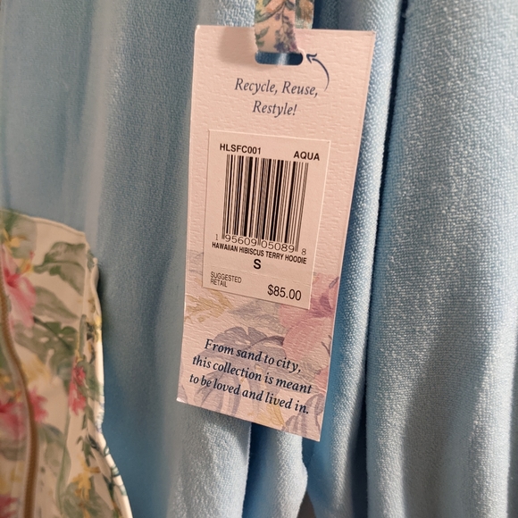 LSF X HURLEY - HAWAIIAN HIBISCUS TERRY ZIP UP HOODIE - Picture 11 of 12